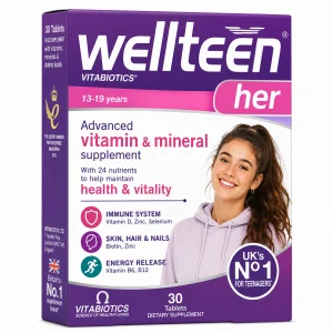 Wellwomen Vitabiotics 50 Advanced Vitamin And Mineral Supplement 30 Tablets