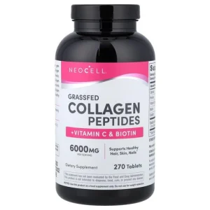 grassfed collagen peptides with vitamin c biotin 270 tablet